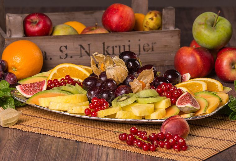 Obstplatte - Kulinair Plattenansicht