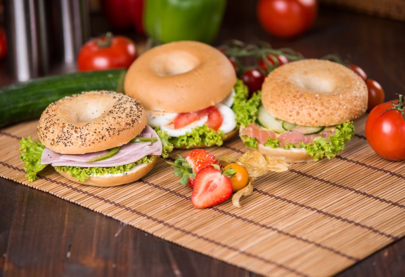 Kulinair - Bagelplatte Kalifornien