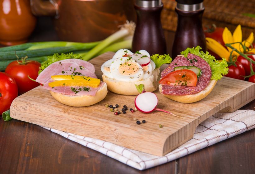 Kulinair - Brötchen-Platte Schweizer Alpen