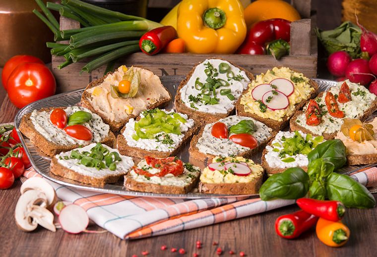 Schnitten-Platte - ganze Plattenansicht